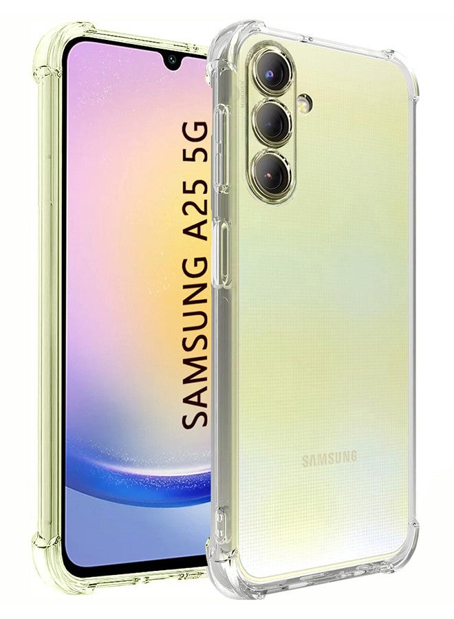 MARGOUN Galaxy A25 5G Gorilla Case Cover TPU Clear Protective Case Rugged Shockproof and Durable Back Cover Clear-1 - Image 1