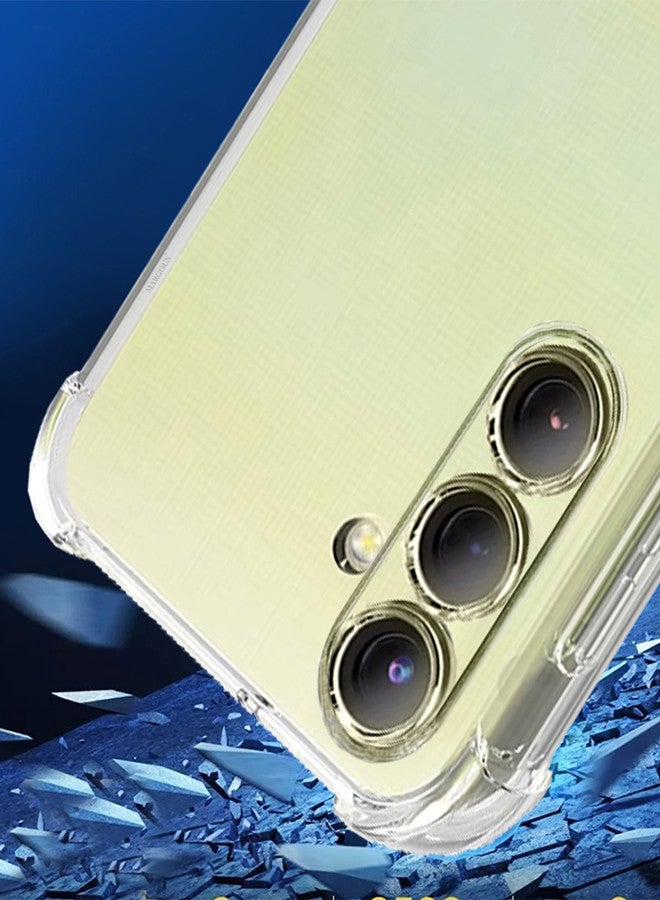 MARGOUN Galaxy A25 5G Gorilla Case Cover TPU Clear Protective Case Rugged Shockproof and Durable Back Cover Clear-1 - Image 4