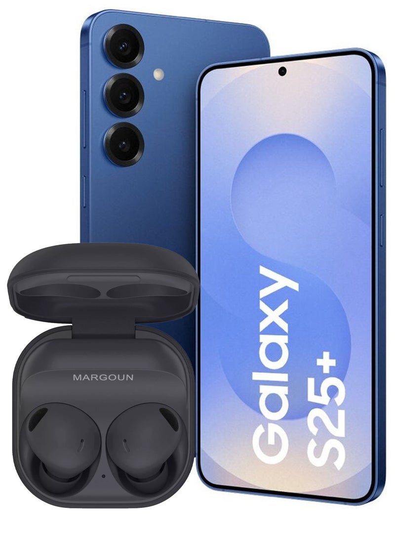 MARGOUN Buds 2 Pro for Galaxy S25 Plus, True Wireless Bluetooth Headphones with Noise Cancelling Hi Fi Sound Comfort Fit HD Voice - Black Black - Image 1