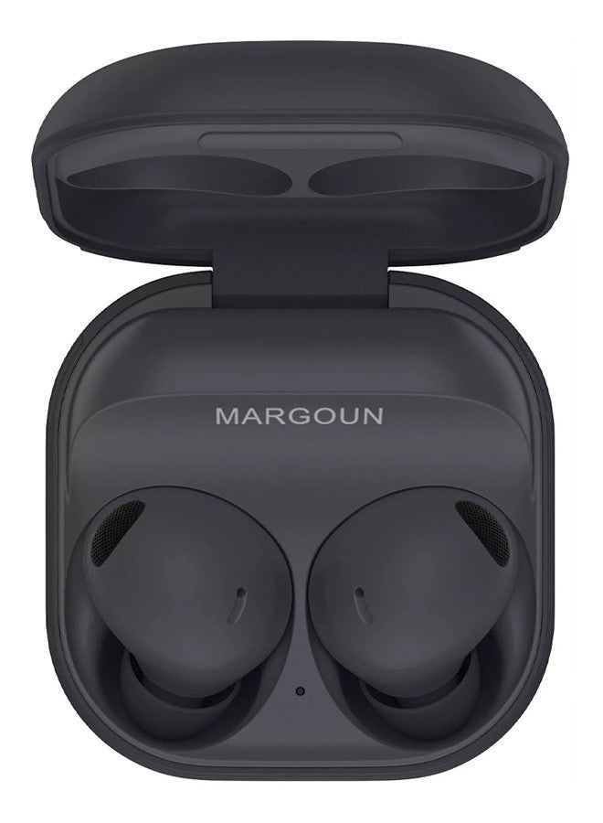 MARGOUN Buds 2 Pro for Galaxy S25 Plus, True Wireless Bluetooth Headphones with Noise Cancelling Hi Fi Sound Comfort Fit HD Voice - Black Black - Image 2