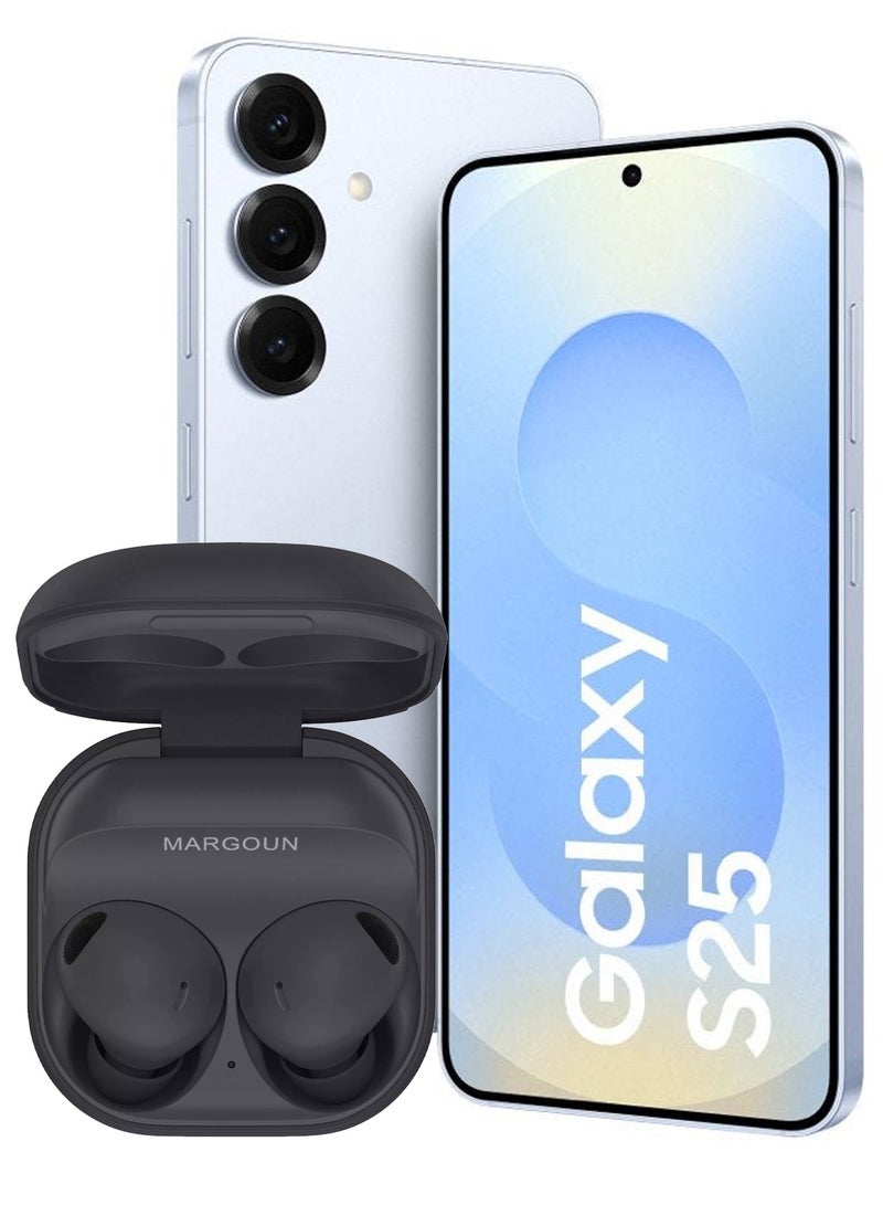 MARGOUN Buds 2 Pro for Galaxy S25 , True Wireless Bluetooth Headphones with Noise Cancelling Hi Fi Sound Comfort Fit HD Voice - Black Black - Image 1