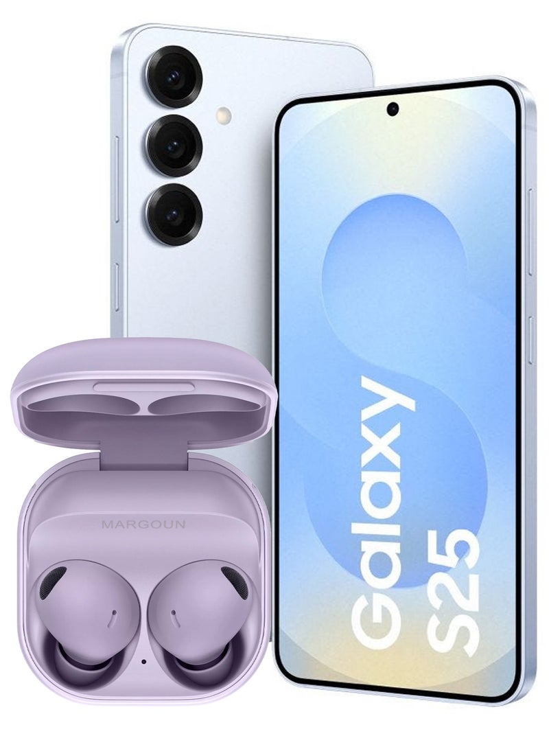 MARGOUN Buds 2 Pro for Galaxy S25 , True Wireless Bluetooth Headphones with Noise Cancelling Hi Fi Sound Comfort Fit HD Voice - Purple Purple - Image 1