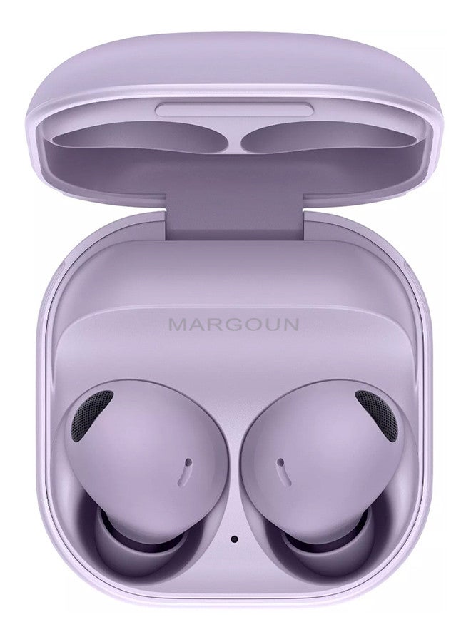 MARGOUN Buds 2 Pro for Galaxy S25 Plus, True Wireless Bluetooth Headphones with Noise Cancelling Hi Fi Sound Comfort Fit HD Voice - Purple - Image 2