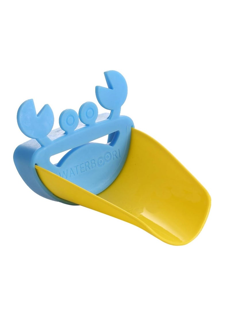 إي سي في في Faucet Extender for Kids & Toddlers 1 Pack - Sink Handle Extender with Leaf Shape Design for Kitchen Bathroom Extension, Tap Spout Splash Proof for Kids Hand Washing  - Image 1