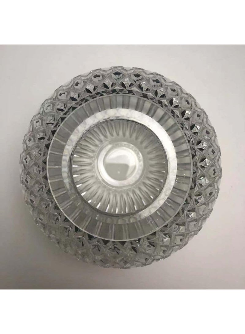 إي سي في في Clear Glass Tissue Box Cover - Decorative Crystal Toilet Paper Holder Clear  - Image 5