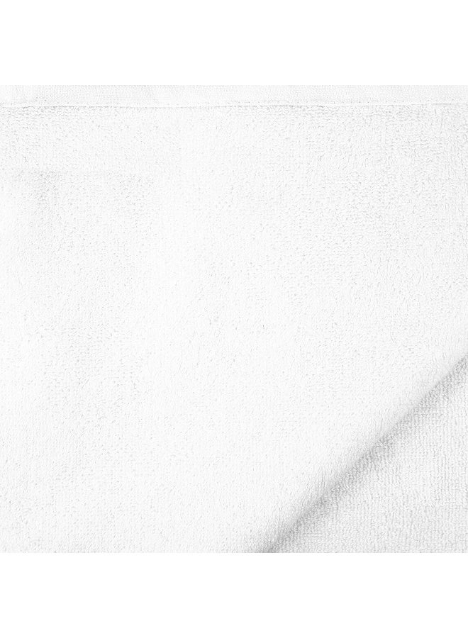 ECVV Durable Luxury Extra Soft Bath Towel (570GSM)(100x50CM) White - Image 2