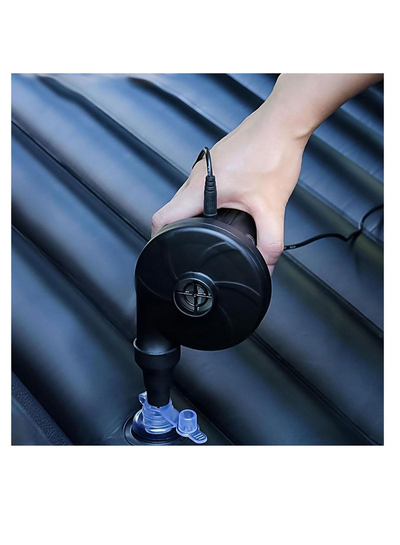 ECVV ECVV Electric Air Pump for Mattress/Inflatables, Portable Quick-Fill Air Pump with 3 Nozzles, Inflator Deflator for Outdoor Camping, Air Bed, Pool Toy - Image 3