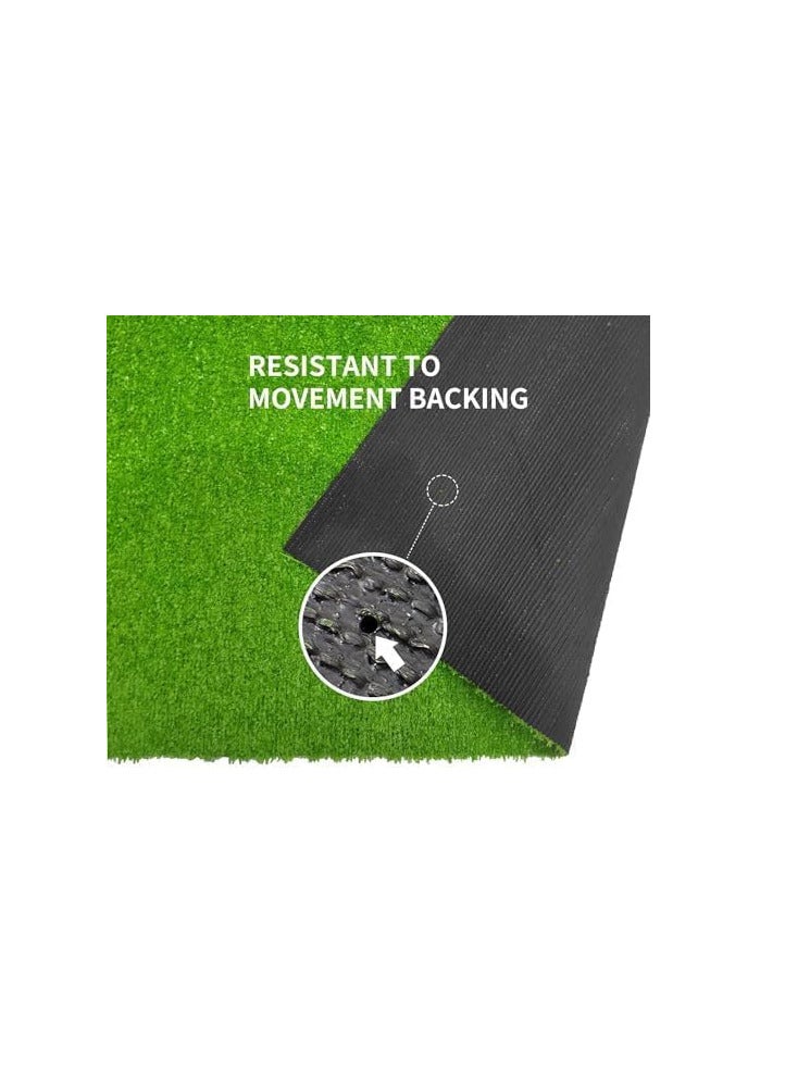 ECVV 26mm Artificial Grass Carpet Green, Artificial Grass Turf For Home Outdoor Front, Garden Decoration, Play Ground, Pool Area, Backyard, Patio, Balcony, |200cm*400cm| - Image 3