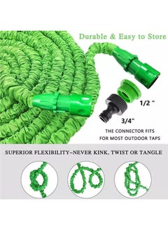 ECVV 50Ft 15M Water Hosepipe For Garden Magic-Hose Pipes Flexible Expandable With Spray Gun Washing Car Window Filling Pool Watering Plants  - Image 3
