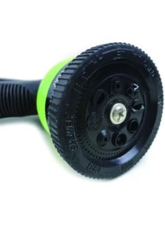 ECVV Garden Hose Nozzle Hand Sprayer High Pressure Spray Gun With 8 Pattern Settings Watering - Pistol Grip Green and Black  - Image 3