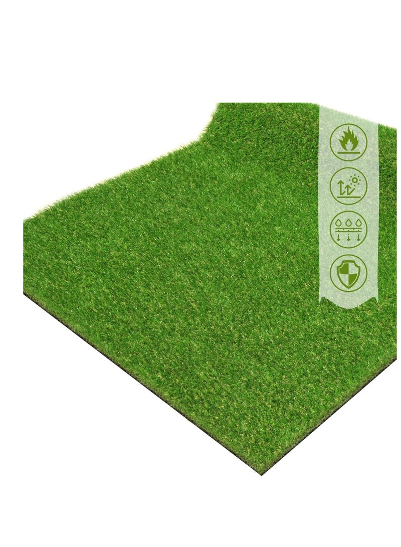 ECVV Artificial Grass Carpet Green For Home Outdoor Front/Backyards Garden Decoration - Artificial Grass 30mm 200x100cm Green  - Image 3