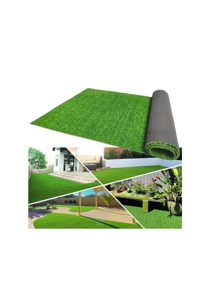 ECVV 26mm Artificial Grass Carpet Green, Artificial Grass Turf For Home Outdoor Front, Garden Decoration, Play Ground, Pool Area, Backyard, Patio, Balcony, |200cm*1500cm| - Image 2