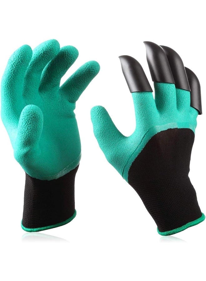إي سي في في 1 Pair Garden Gloves with Claws for Digging, Pruning & Poking, All in One Gardening Tool, Durable Hand Protectors, handwear for Gardeners & DIY Hobbyists  - Image 1