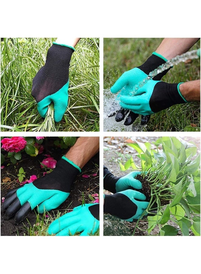 إي سي في في 1 Pair Garden Gloves with Claws for Digging, Pruning & Poking, All in One Gardening Tool, Durable Hand Protectors, handwear for Gardeners & DIY Hobbyists  - Image 4