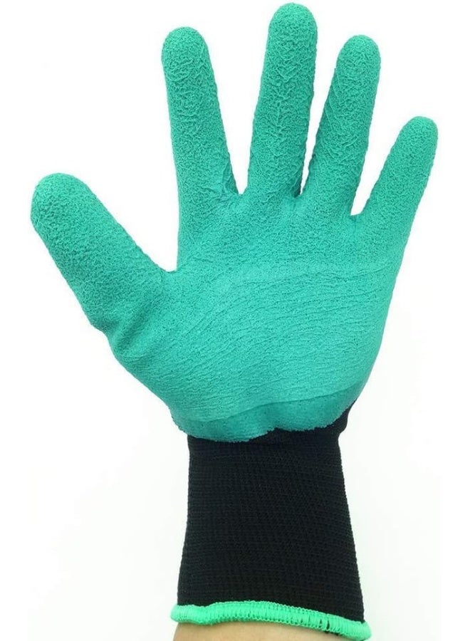 إي سي في في 1 Pair Garden Gloves with Claws for Digging, Pruning & Poking, All in One Gardening Tool, Durable Hand Protectors, handwear for Gardeners & DIY Hobbyists  - Image 3