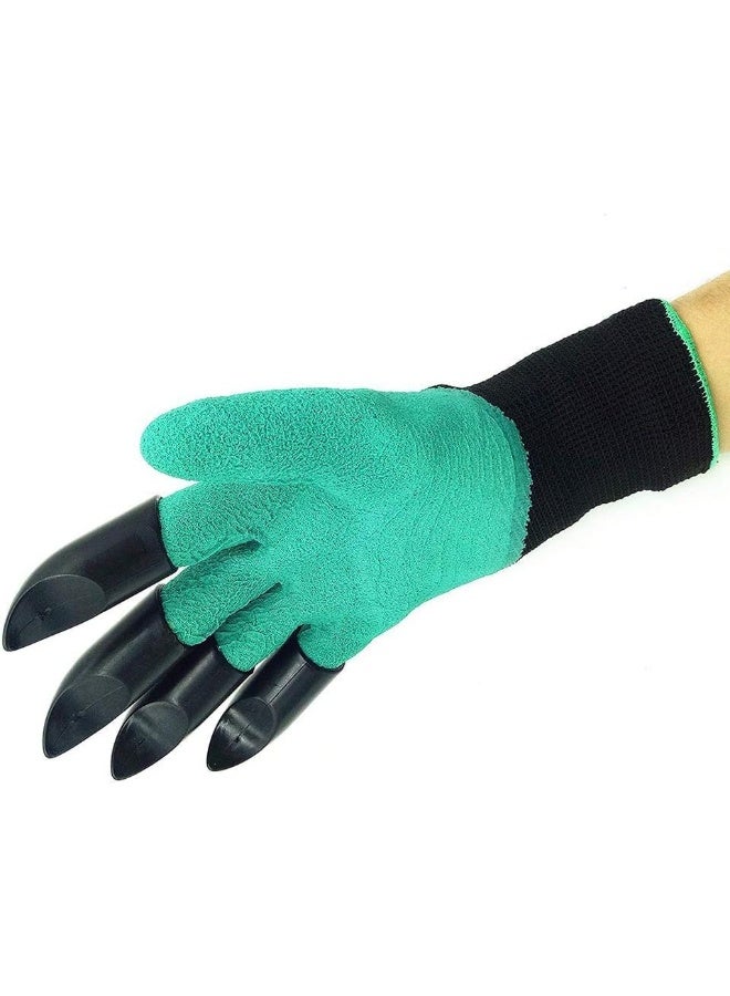إي سي في في 1 Pair Garden Gloves with Claws for Digging, Pruning & Poking, All in One Gardening Tool, Durable Hand Protectors, handwear for Gardeners & DIY Hobbyists  - Image 2
