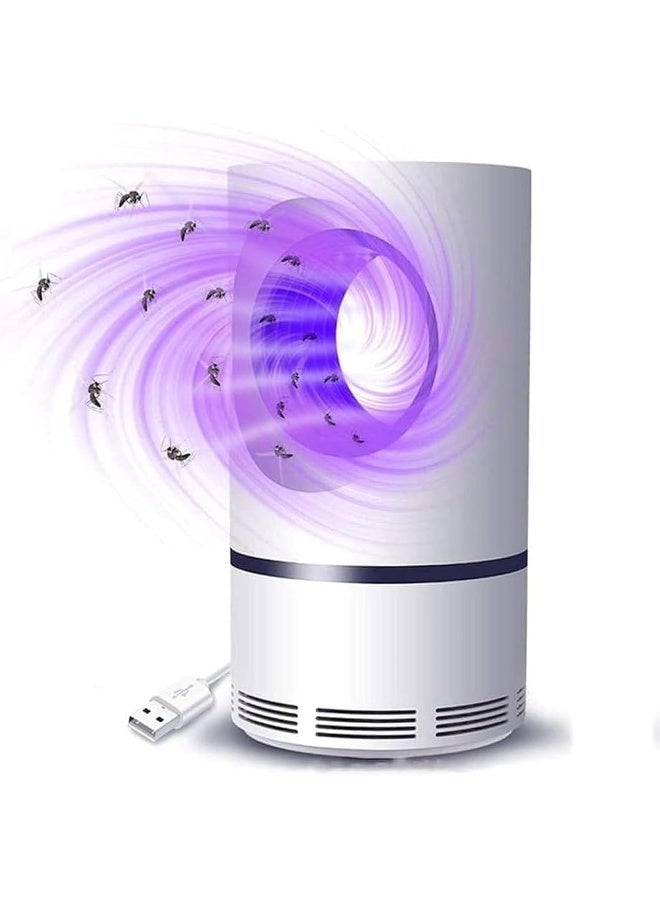 ECVV Bug Zapper, Electric Mosquito & Fly Killer - Insect Attractant Trap Powerful Bug Zapper Light, Hangable Mosquito Lamp for Home, Indoor, Outdoor, Patio White - Image 1