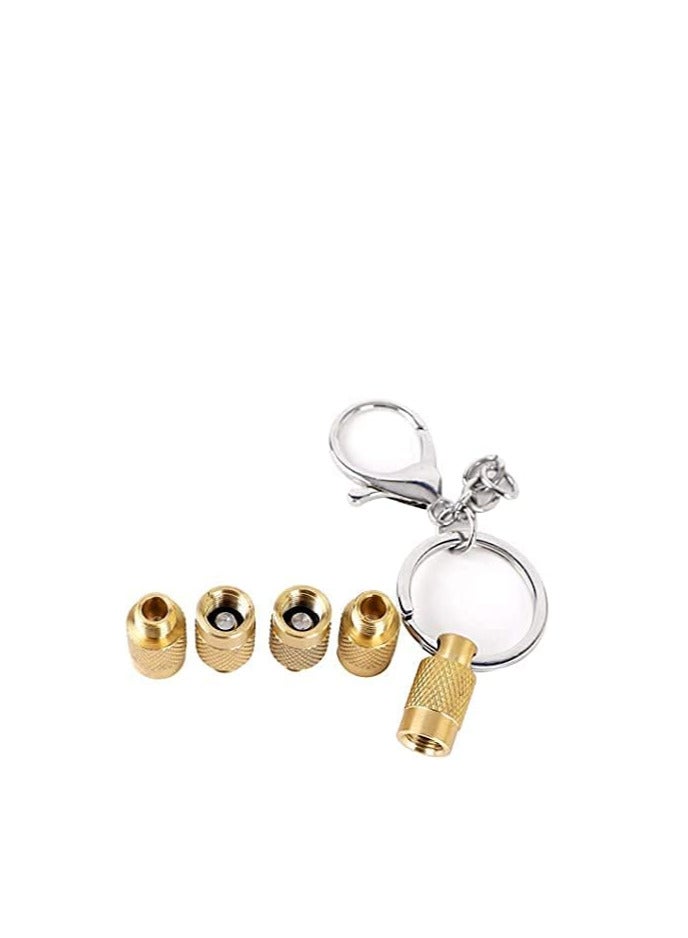 إي سي في في Tire Deflator,4 in 1 Solid Brass Easy Storage and Using Tire Air Down Tool,Tire Pressure Deflators for Offroad Vehicle  - Image 3