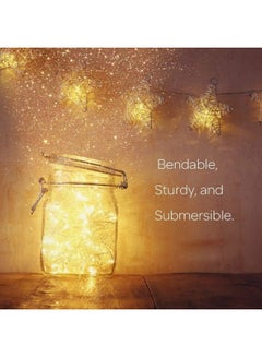 ECVV LED Fairy String Lights, 10Ft/3M 30leds Firefly String Lights Garden Home Party Wedding Festival Decorations Crafting Battery Operated Lights(Warm White) Warm White  - Image 2
