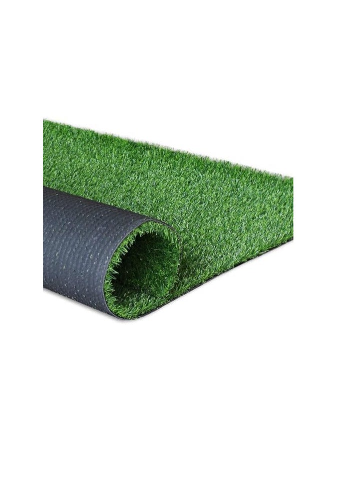 ECVV ECVV 26mm Artificial Grass Carpet Green, Artificial Grass Turf For Home Outdoor Front, Garden Decoration, Play Ground, Pool Area, Backyard, Patio, Balcony, |200cm*200cm|  - Image 3