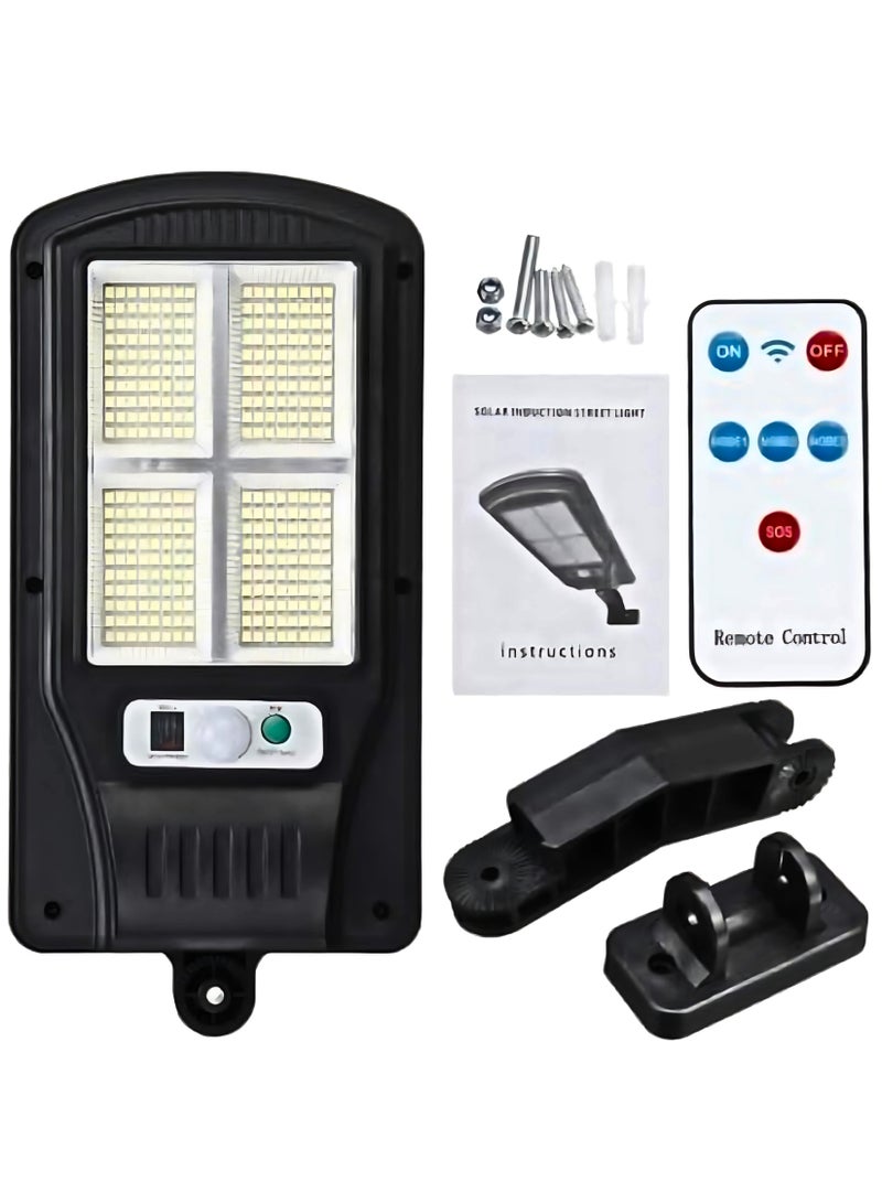 إي سي في في Solar Street Lights Outdoors, Ip65 Motion Sensor Light, 120 LED Remote Control Solar Security Wall Light For Parking Garden, Street, Deck, Yard, Garage, Patio  - Image 2