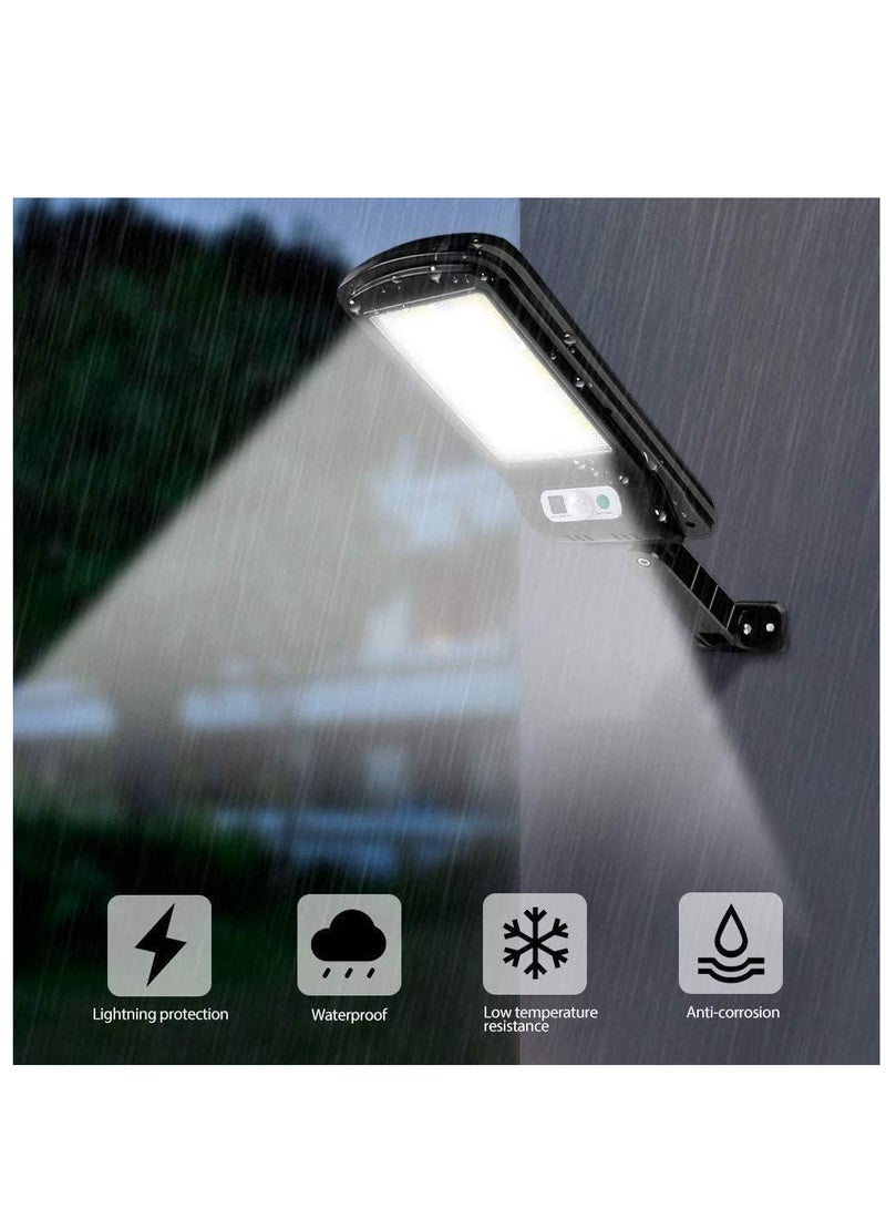 إي سي في في Solar Street Lights Outdoors, Ip65 Motion Sensor Light, 120 LED Remote Control Solar Security Wall Light For Parking Garden, Street, Deck, Yard, Garage, Patio  - Image 4