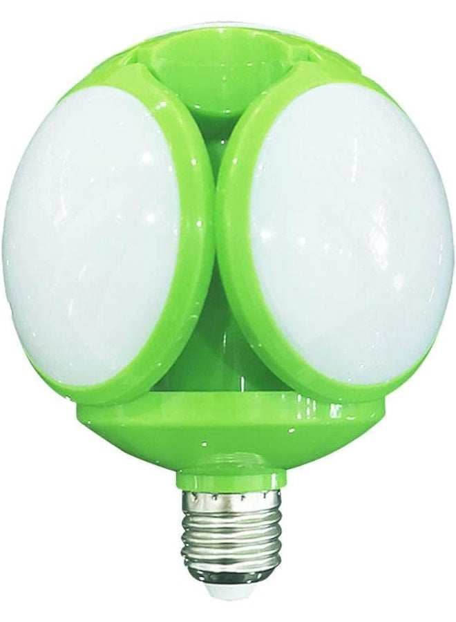 إي سي في في UFO Bulb Lamp 40W LED Shop Light, Led Ceiling Lights with 4 Adjustable Panels, UFO Football Lights Green - Image 1