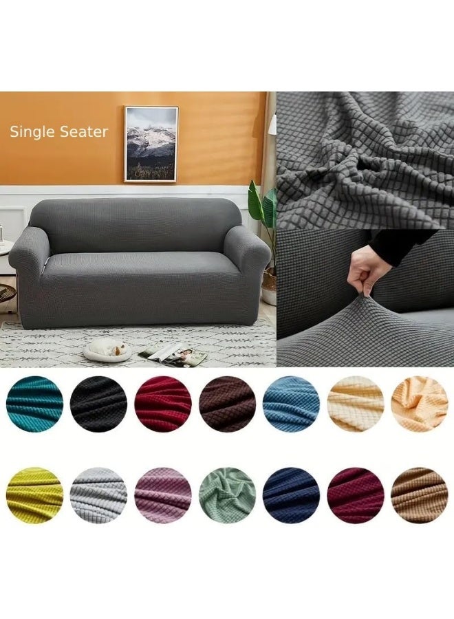 إي سي في في Stretch Sofa Slipcover – Anti-Slip Soft Couch Sofa Cover, Washable Furniture Protector with Anti-Skid Foam and Elastic Bottom | 90 * 140CM Assorted - Image 1