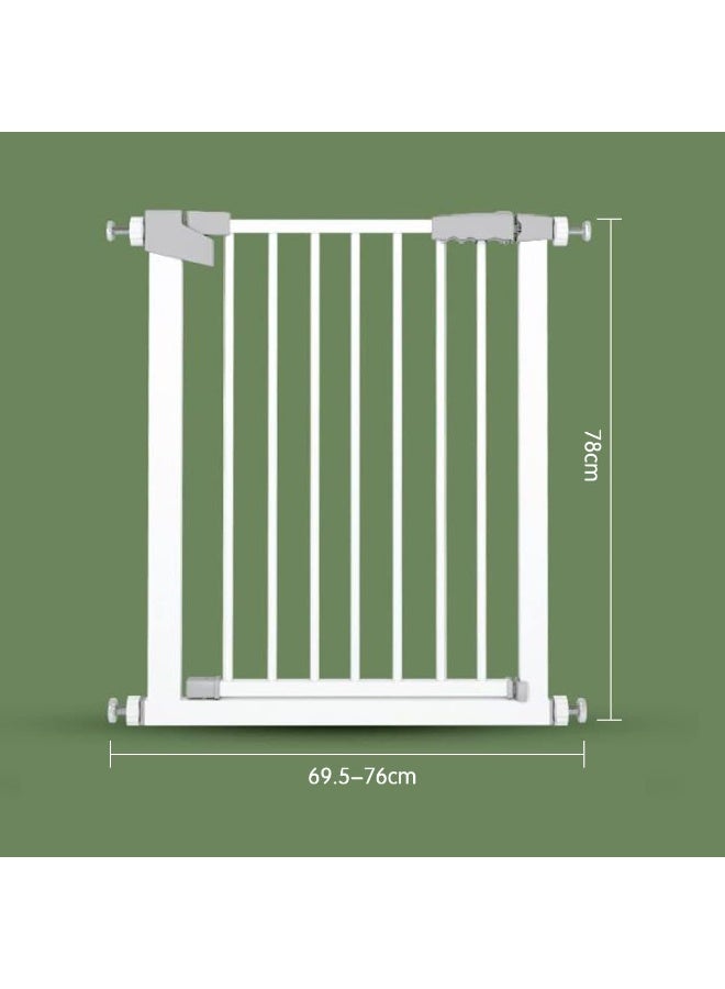 إي سي في في بوابة الكلاب OKBUYNOW سياج الحيوانات الأليفة عريض جداً سهل المرور بوابة أمان مع إغلاق تلقائي للاستخدام الداخلي في المنازل والسلالم والمداخل (69.5-76 سم) - Image 4