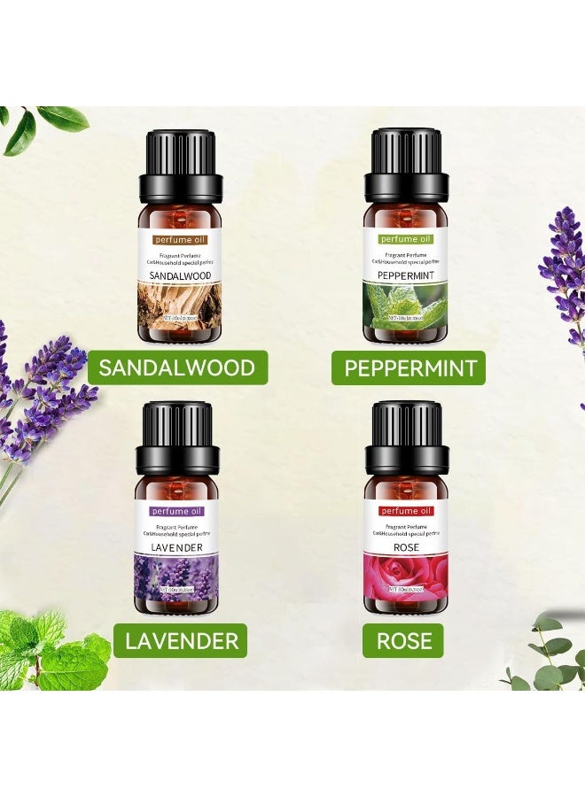 ECVV 4Pcs Essential Oil Set 10Ml Each Bottle For Humidifier Oil Fragrance Diffuser Home Fragrance Refill Oils Gift Set - Image 2
