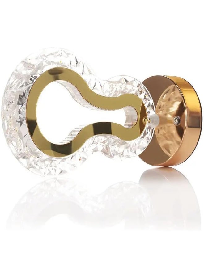 إي سي في في مصباح طاولة LED بدون سلك مع لمسة للتحكم في السطوع مصباح ليلي رومانسي من الكريستال مصابيح جانبية محمولة مع صندوق للمقهى | الفندق | 23 * 13 سم - Image 3