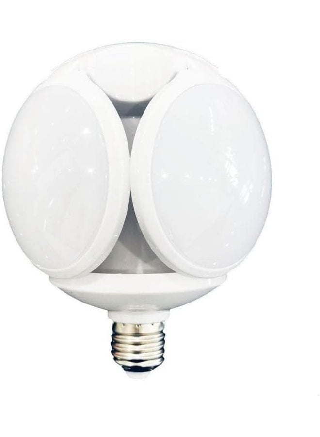 إي سي في في UFO Bulb Lamp 40W LED Shop Light, Led Ceiling Lights with 4 Adjustable Panels, UFO Football Lights Orange - Image 5