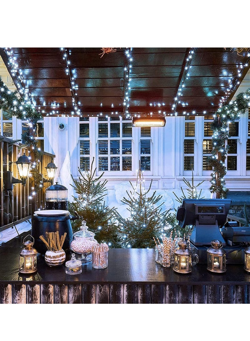 إي سي في في Lights Outdoor - 300 LED White Lights 8 Modes and Memory Function Led Christmas Lights Waterproof Plug in for Tree|Wedding|Party Holiday Decor  - Image 3