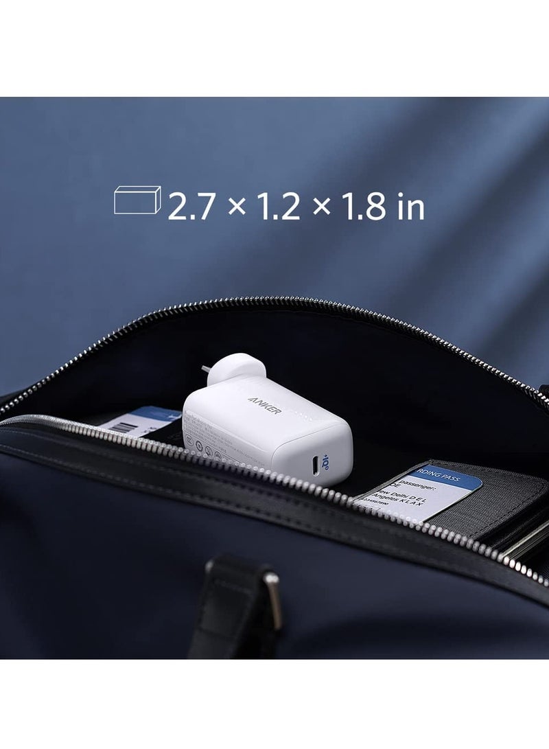 Anker Anker charger 65W USB C Chargerpiq 3.0 Pps super Fast Charger GAN, Powerport iii Pod white  - Image 3