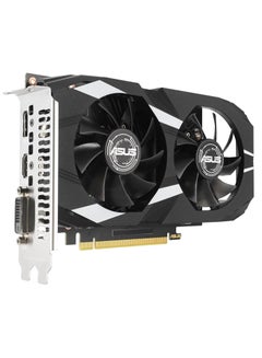 أسوس Dual NVIDIA GeForce RTX 3050 6GB OC Edition Gaming Graphics Card - PCIe 4.0, 6GB GDDR6 Memory, HDMI 2.1, DisplayPort 1.4a, 2-Slot Design, Axial-tech Fan Design, 0dB Technology, Steel Bracket 