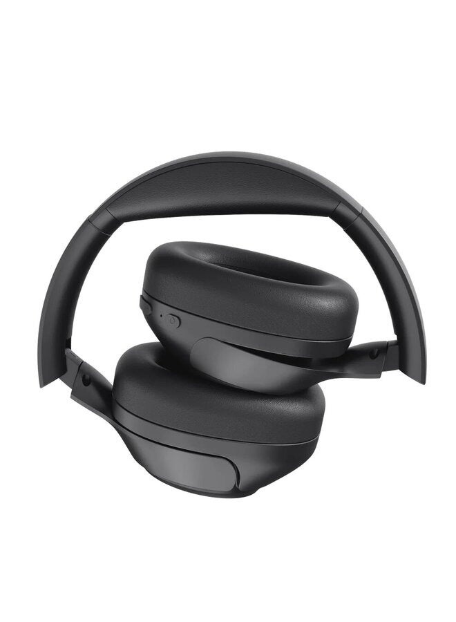 QCY - H3 ANC Active Noise Cancelling Headphones, Bluetooth 5.4 Wireless Over-Ear Headphones, Hi-Res Audio, Deep Bass, Multipoint Connection, 60H Playtime, Custom EQ via App Black - Image 1