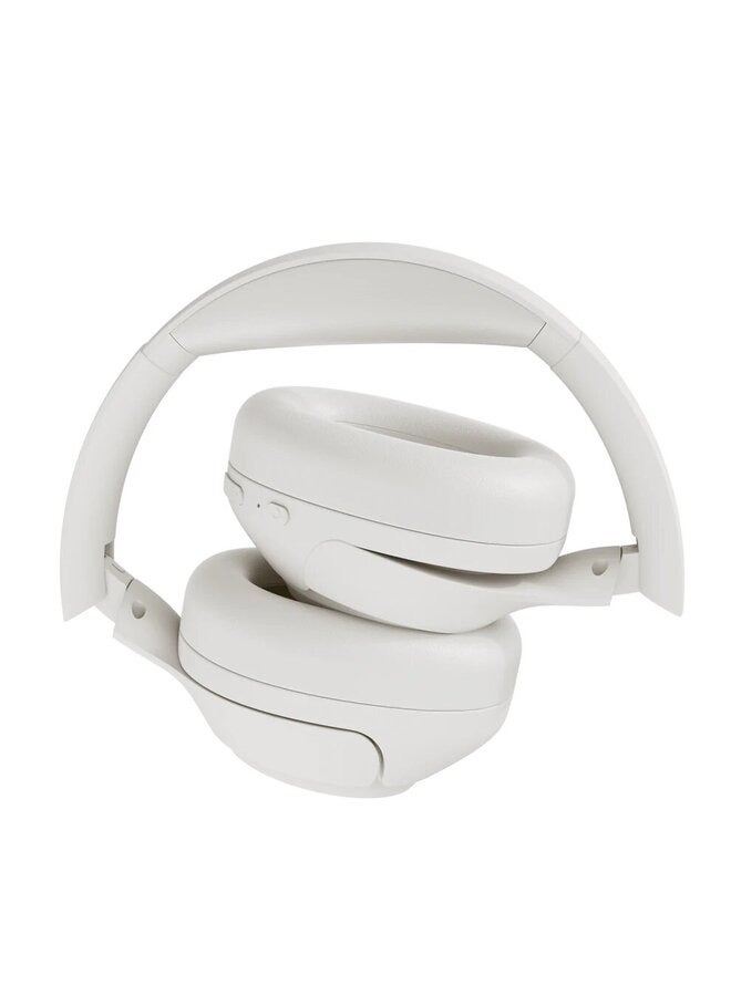 QCY - H3 ANC Active Noise Cancelling Headphones, Bluetooth 5.4 Wireless Over-Ear Headphones, Hi-Res Audio, Deep Bass, Multipoint Connection, 60H Playtime, Custom EQ via App White - Image 1