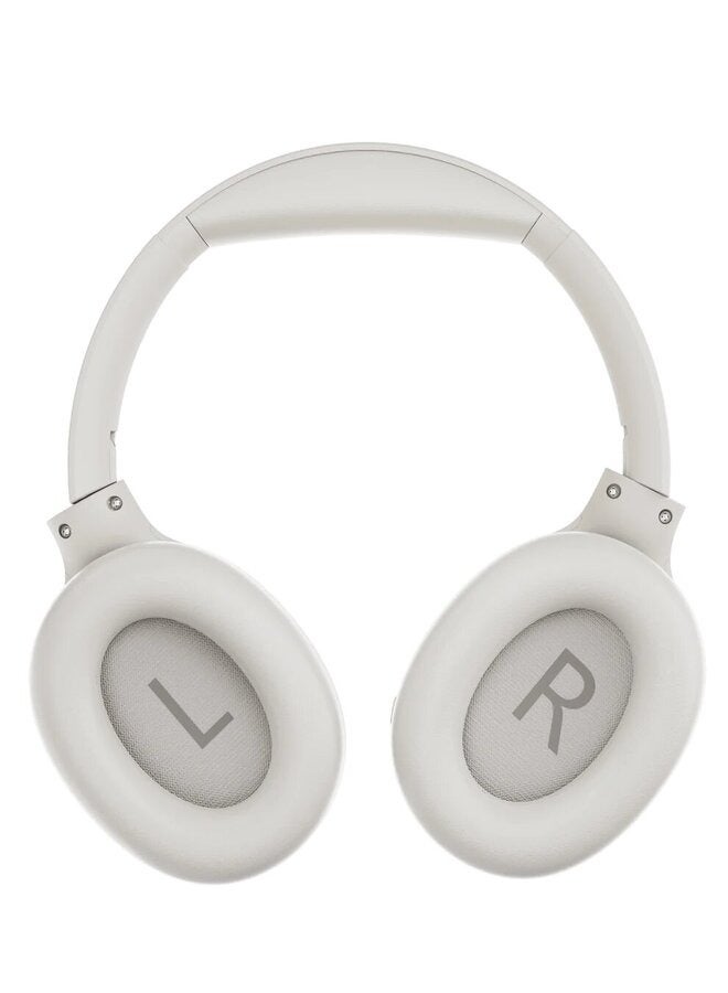 QCY - H3 ANC Active Noise Cancelling Headphones, Bluetooth 5.4 Wireless Over-Ear Headphones, Hi-Res Audio, Deep Bass, Multipoint Connection, 60H Playtime, Custom EQ via App White - Image 1