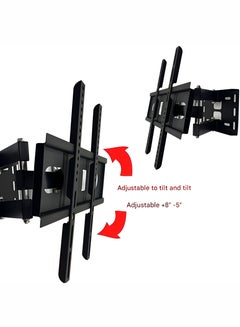 Heavy Duty Full Motion Cantilever TV Mount Model SH-815 Fits 26-55 Inch LED & LCD TVs Adjustable Swivel 180° Tilt +8°/-5° VESA Compatibility 200x200mm to 400x400mm Durable Steel Construction Load Capacity 25kg Black Powder-Coated Finish Compact Design 3.05kg Black - pnsku/N70156438V/45/_/1740383318/f05d162f-0e1b-41bb-b7b6-63c0a699bad4