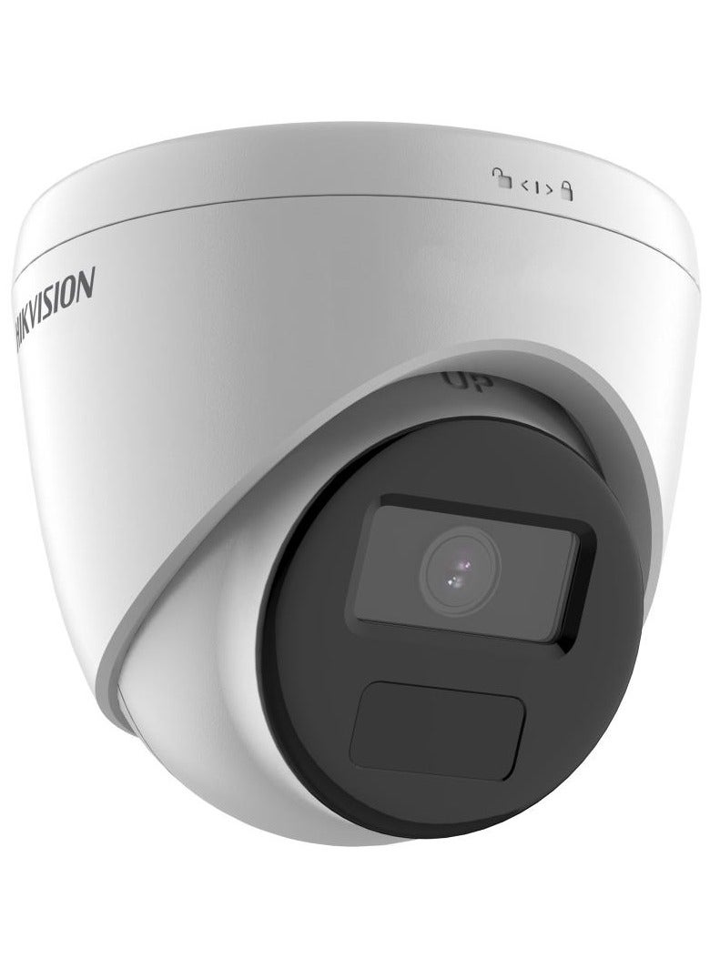 HIKVISION - 2MP Fixed Turret Network Camera, 1/2.9" Progressive Scan CMOS, 1920x1080 Resolution, IR Night Vision (Up to 20m), IP67 Weatherproof, PoE, Digital WDR, H.265+/H.265 Video Compression, Fixed 2.8mm/4mm Lens, Motion Detection, 3D DNR, and Security Features | DS-2CD1321G0-I - Image 1