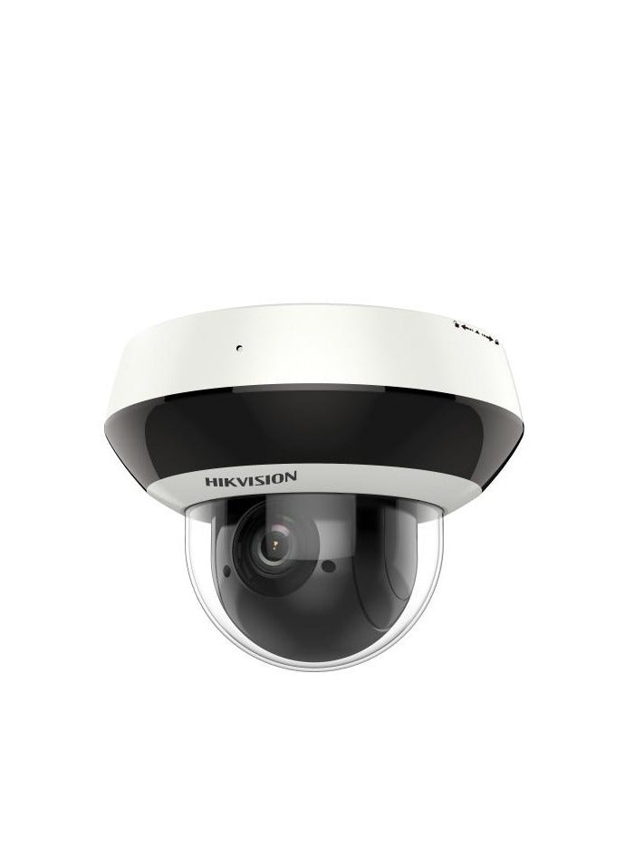 HIKVISION DS-2DE2A404IW-DE3(S6) 4MP 4X Optical Zoom Outdoor PTZ Camera with 120dB WDR, Powered-by-DarkFighter Technology, IR Range up to 20m, Auto Focus, 2.8-12mm Lens, IP66, IK10 Vandal-Proof, 3D Positioning, H.265+/H.265 Video Compression - Image 1