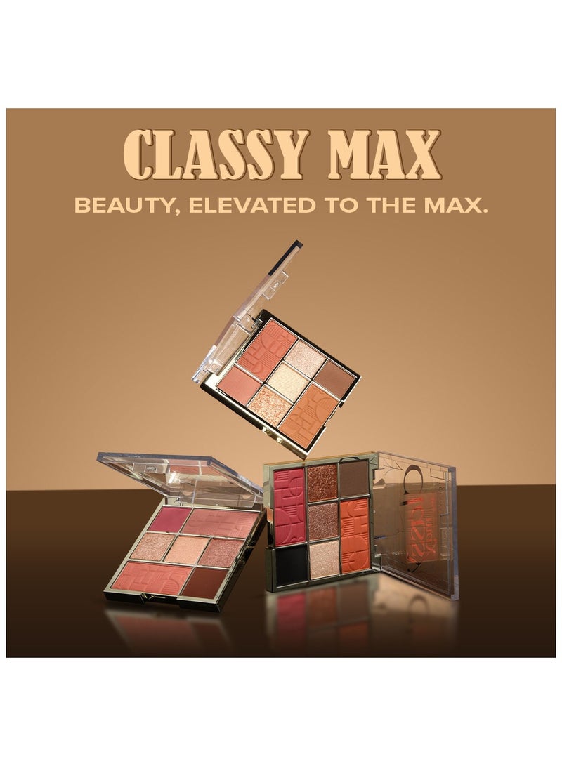 فور إيفر52 Classy Max 2 Color Blush + 5 Color Eyeshadow Palette Multicolor  - Image 4