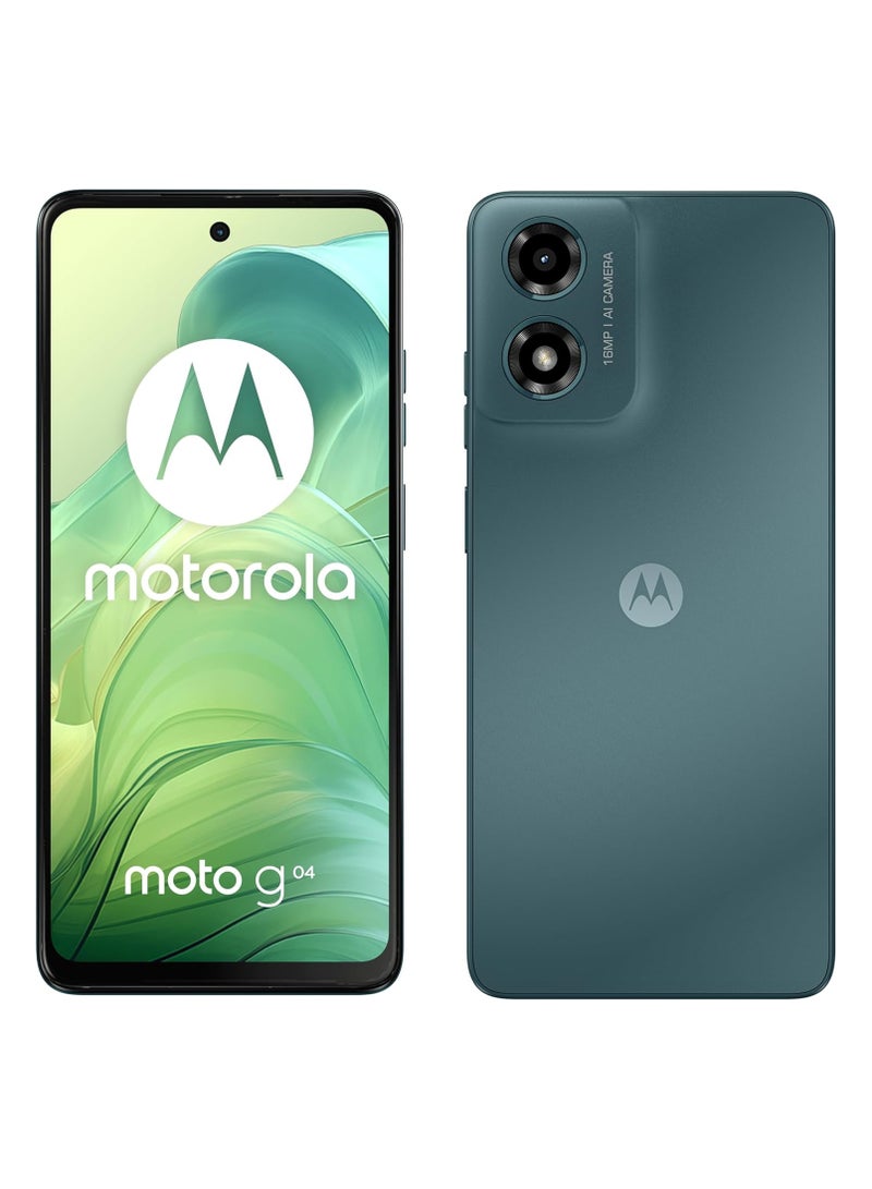 موتورولا g04 4G, 4GB RAM 64GB ROM Sea Green - International Version  - Image 1