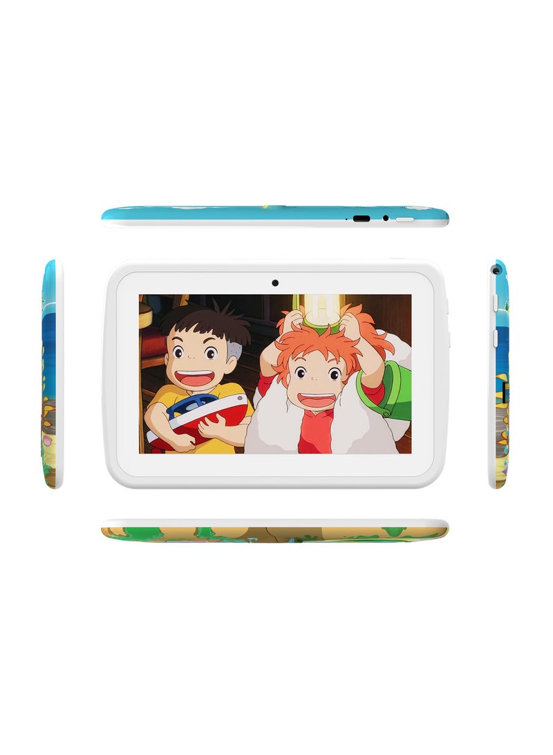 ATOUCH 7-inch Kids Tablet Early Education – 5G Wi-Fi Android 8GB RAM 256GB ROM Incell Touch Screen A38-4 Picture Tab with Silicone Cover  - Image 3