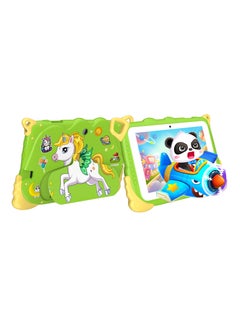 7-inch Kids Tablet Early Education Q38 Lite – 5G Wi-Fi Android 8GB RAM 256GB ROM Incell Touch Screen Built-in Stand & Stationery Set Green