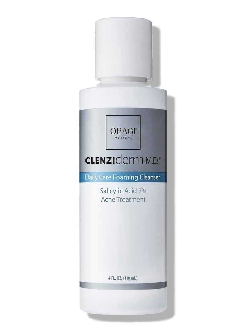أوباجي منظف حب الشباب الرغوي للعناية اليومية من CLENZIderm M.D. – علاج حب الشباب مع 2% حمض الساليسيليك (BHA) - Image 1