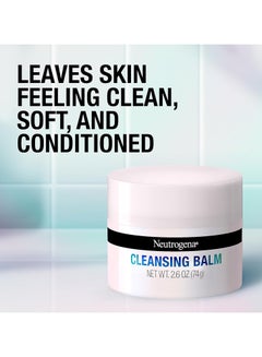 Neutrogena Neutrogena Makeup Melting Cleansing Balm, Face Cleansing Balm to Gently Melt Away Dirt, Oil, Makeup & Waterproof Mascara Leaving Skin Soft & Conditioned, Fragrance- & Paraben-Free 2.6 ozounce  - Image 4