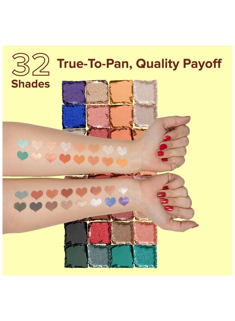فور إيفر52 Naturals 32 Color Eyeshadow Palette Autumn Amour - Image 2