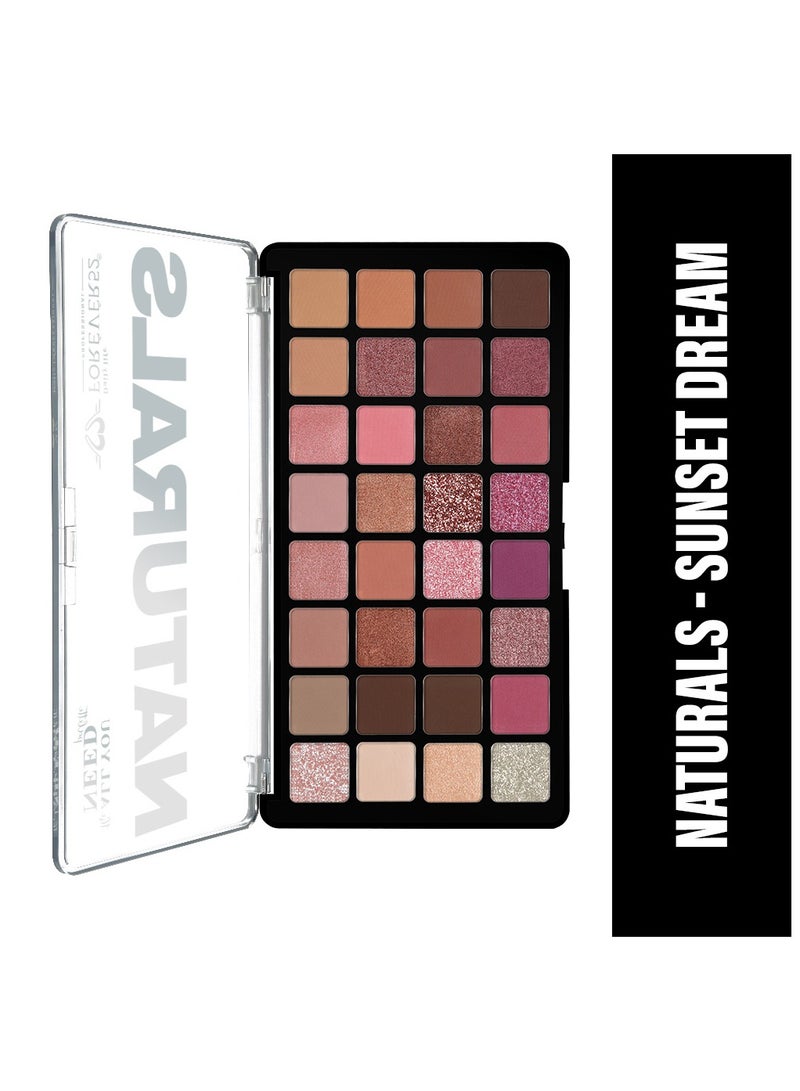 فور إيفر52 Naturals 32 Color Eyeshadow Palette Sunset Dream  - Image 1