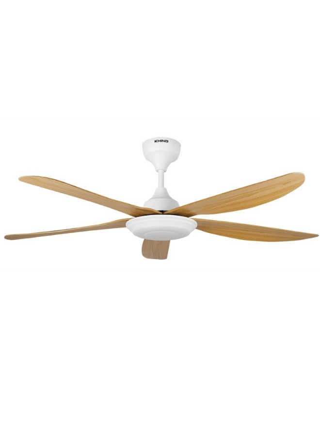 Zen Air Ceiling Fan 56 Inch Ceiling Fan with Remote Control, Quiet BLDC Motor, Modern 5 ABS Blades, 6 Forward & Reverse Speed Settings, High Airflow 38 W CF56DC2R Mocha - pnsku/N70156620V/45/_/1740390565/96be08a7-9e3f-4bda-b9fb-b743e3124c10